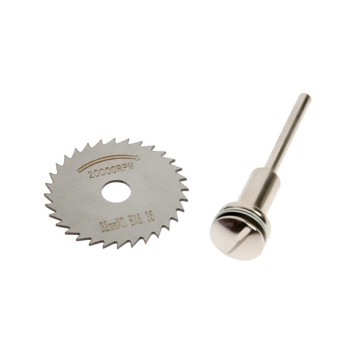 Круг отрезной для граверов и бормашин ТУНДРА, 32 мм + адаптер 3.2 мм Круг отрезной для граверов и бормашин ТУНДРА, 32 мм + адаптер 3.2 мм