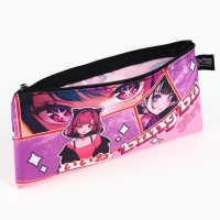 Пенал школьный текстильный &laquo;1 сентября: Grl аниме&raquo;, 20 х 8 см
