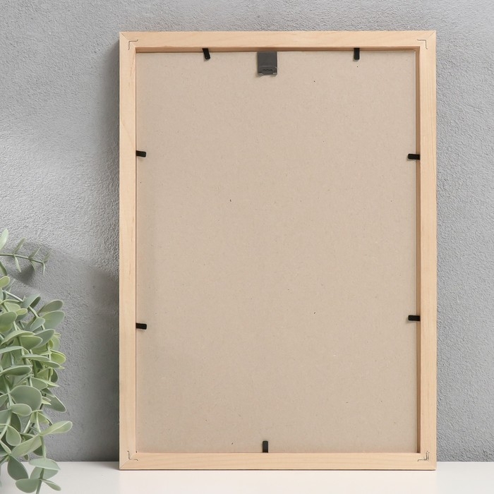 Фоторамка дерево "Image Art" С18 21х30 см,(пластиковый экран), бронза