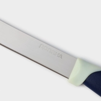 Нож кухонный Доляна &laquo;Страйп&raquo;, лезвие 11,5 см, цвет синий