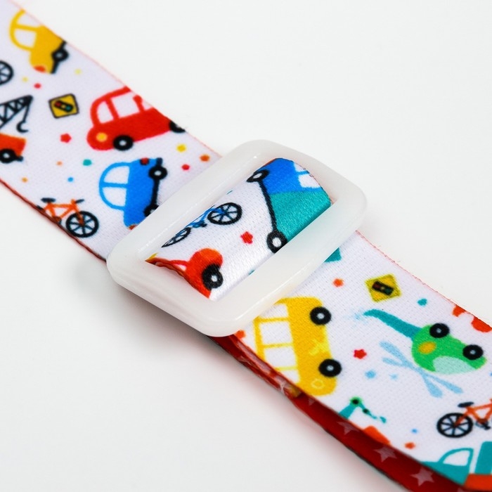 Держатель для соски - пустышки &laquo;Транспорт&raquo;, на ленте