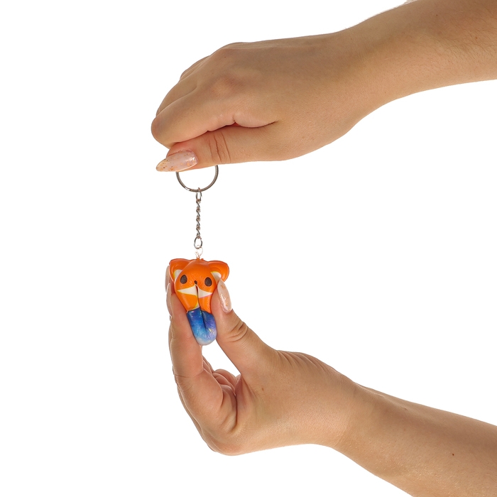 Мялка-сквиш &laquo;Зверята&raquo;, на брелоке, цвет МИКС