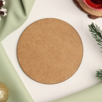 Новый год. Подставка с символом года под горячее "Змейка в шар символ годафе", диаметр - 9,5 см 1049