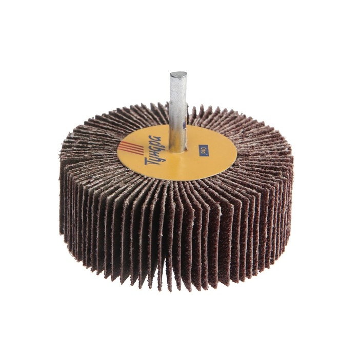 Круг лепестковый радиальный ТУНДРА, 80 х 30 х 6 мм, Р40