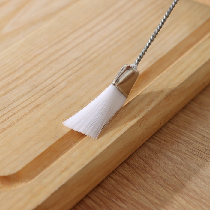 Набор ёршиков для посуды Доляна, 2 шт: 14,5&times;2,5 см, 17&times;0,5 см, цвет белый