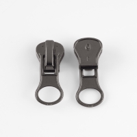 Бегунок автоматический для молнии &laquo;Трактор&raquo;, №5, 10 шт, цвет чёрный никель