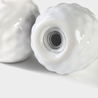 Набор для специй Доляна &laquo;Ананас&raquo;, 2 предмета: солонка 70 мл, перечница 70 мл, цвет белый