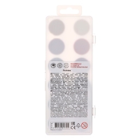 Акварель 12 цветов, ErichKrause Pointes, без кисти, пластиковая коробка, европодвес