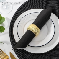 Кольцо для салфетки &laquo;Корона&raquo;, 4,8&times;3 см, цвет золотой