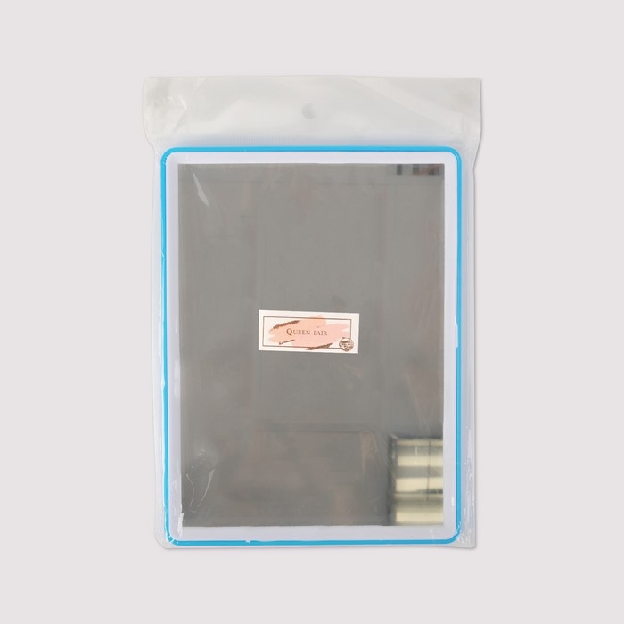 Зеркало настольное - подвесное, зеркальная поверхность 13,5 &times; 18,5 см, цвет МИКС