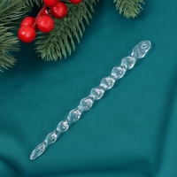 Ёлочные игрушки &laquo;Сосулька люкс&raquo; (набор 6 шт) витая, 13,5 см