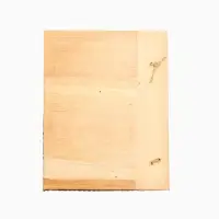 Записная книжка плетеная, 48 листов, 17х22х2 см, цв. бежево-бирюзовый