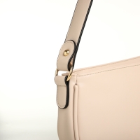 Сумка женская на молнии, цвет бежевый