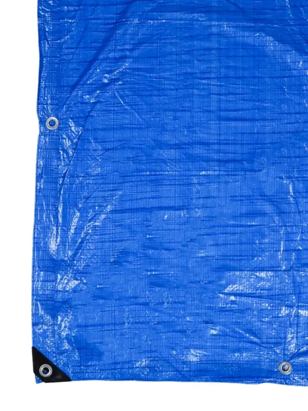 Тент защитный, 8 &times; 4 м, плотность 60 г/м&sup2;, УФ, люверсы шаг 1 м, тарпаулин, УФ, синий