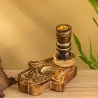 Подставка под благовония "Рука Фатимы" дерево 15 см