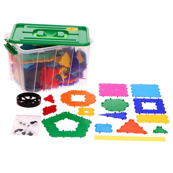 Конструктор ТИКО &laquo;Геометрия&raquo;, 155 деталей, 6 колёс