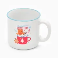 Кружка чайная новогодняя &laquo;Счастливого года&raquo;, 530 мл