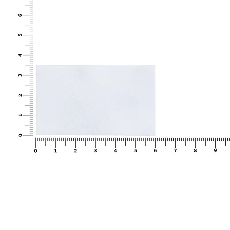 Лейбл тканевый Epsilon, M, белый