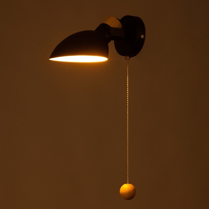 Бра "Адела" Е27 40Вт черный 14х23х11 см