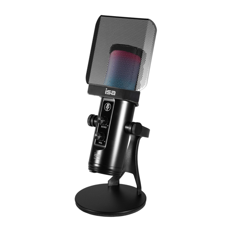 Микрофон игровой для стриминга RGB с подсветкой WM-U60 ISA (20 шт/кор)