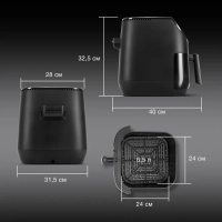 Аэрогриль HYF-9090 черный