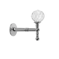 Крючок - держатель для штор на стену CAPPIO KS043, металлический, цвет хром, 2 шт