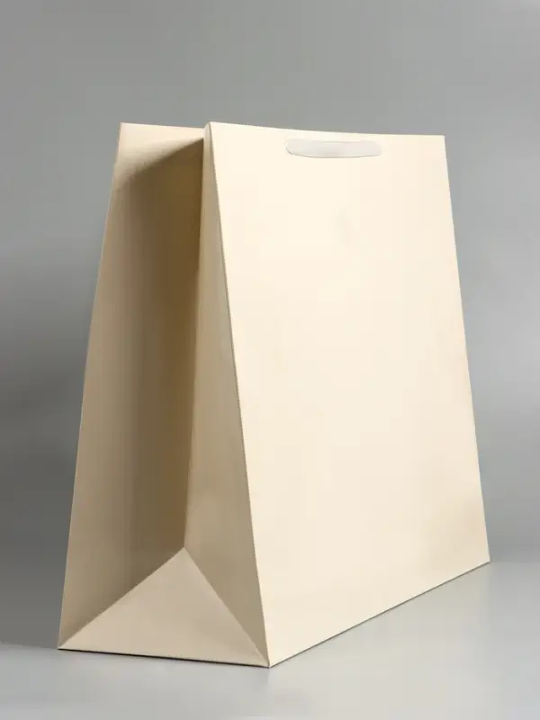 Пакет ламинированный горизонтальный "Молочный", XXL  61 х 46 х 20 см