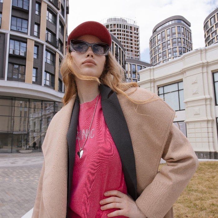 Кулон &laquo;Сердце&raquo; вытянутое, цвет серебро, 70 см