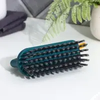 Щётка-утюжок &laquo;Янтарный нефрит&raquo;, 15&times;5&times;10 см