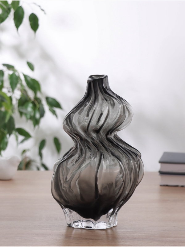 Ваза стекло настольная "Одри" d-2.5 см, h-26х12,5 см