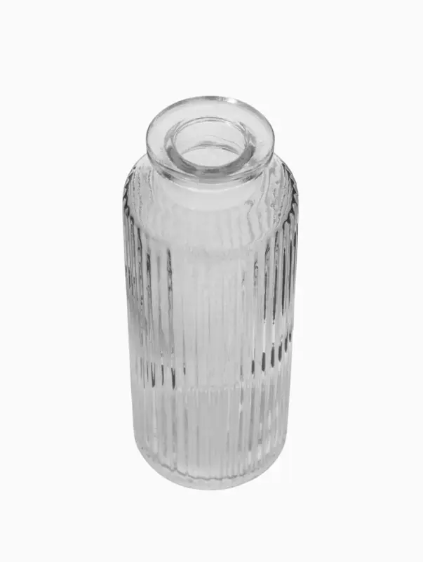 Ваза настольная стекло "Миниатюра" (набор 12 шт) 8-13 см, прозрачный