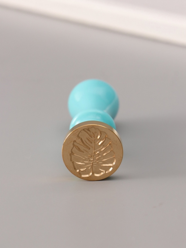 Сургучный набор "Монстера" печать, ручка, сургуч 12,5х10х3,6 см