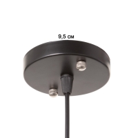 Светильник "Фон" 1х40Вт Е27 черный 23х23х18см