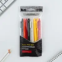 Ручка прикол шариковая синяя паста автоматическая 0,7 мм МИКС надписей &laquo;Трудоголик&raquo;