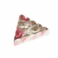 Коробка для кондитерских изделий с пластиковой крышкой &laquo;Розовые цветы&raquo;, 18 х 3 см