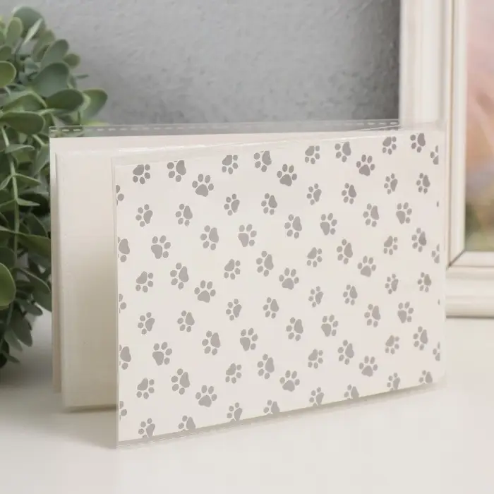 Фотоальбом 36 фото, 18 листов "Щенок с котёнком" 10х15 см