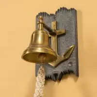 Рында "Якорь" 18х11 см алюминий