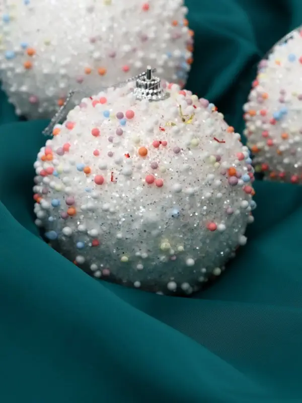 Набор шаров пластик d-8 см, 3 шт "Абель" колор