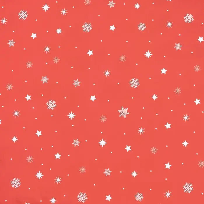 Бумага упаковочная глянцевая двусторонняя "Снегири", 70 х 100 см