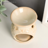 Аромалампа керамика "Рисунок из треугольников" МИКС 7,5х6,5х6,5 см