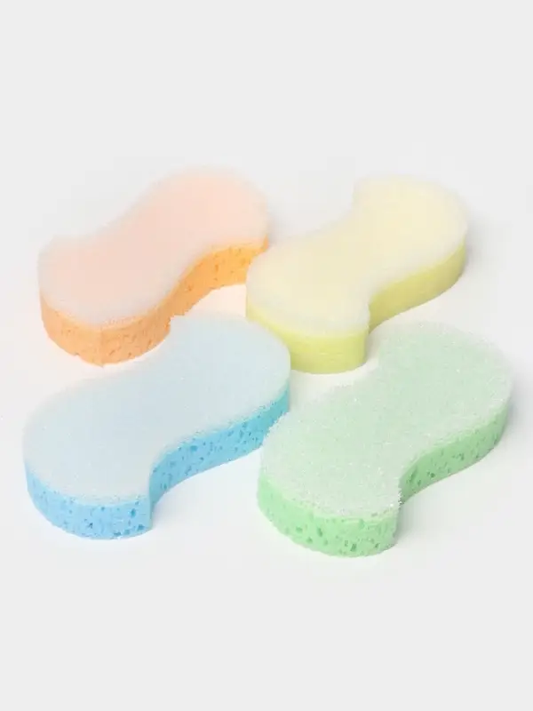 Губка для тела массажная &laquo;Наслаждение&raquo;, 18&times;9,5&times;5 см, цвет МИКС