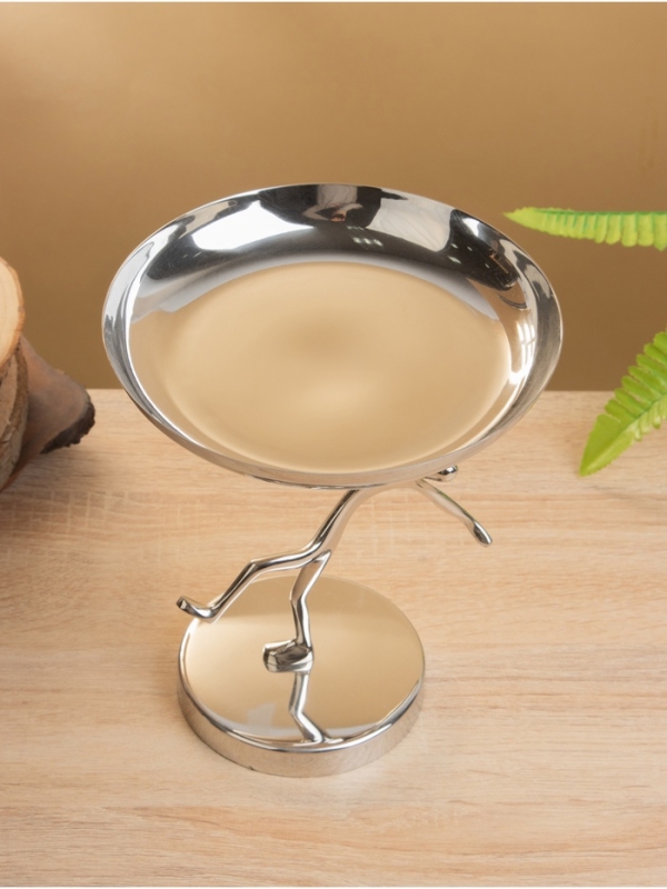 Чаша "Человек" 17х17х20 см, нержавеющая сталь, латунь, цв. золото