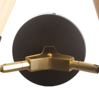 Бра "Марокко" 2хЕ27 40Вт черный 25х15х38см