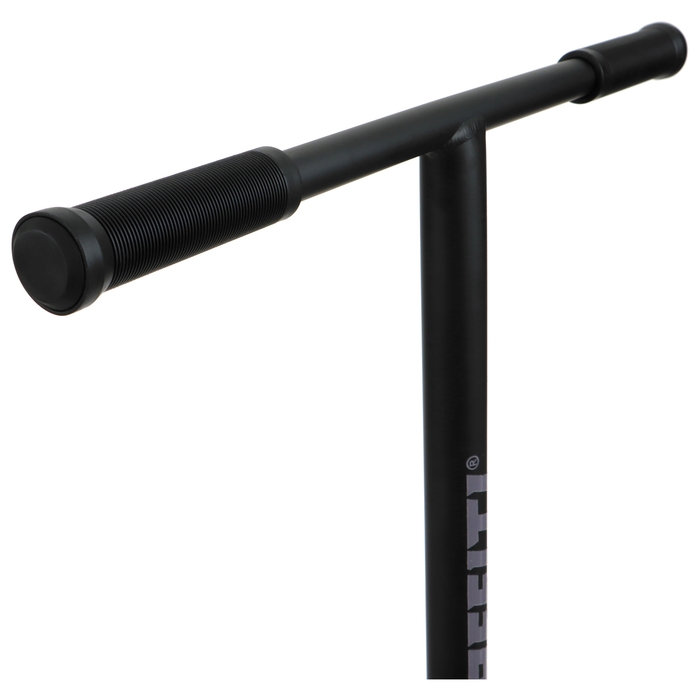 Самокат трюковой GRAFFITI Electric 24, колёса PU 100 мм, SCS компрессия, ABEC 9 Chrome, цвет черный