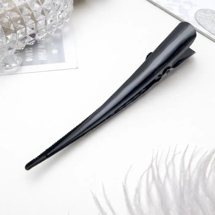 Зажим для волос &laquo;Даниэла&raquo;, блёстки, 12.7 см, чёрный