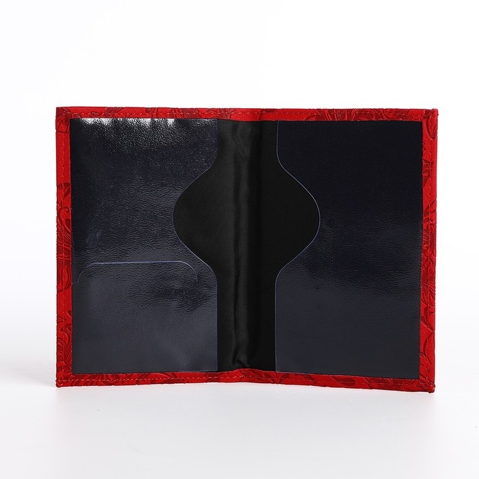 Обложка для паспорта, цвет красный