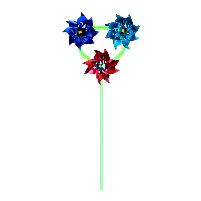 Штекер "Ветерок тройной" 6х18х39см, набор 5шт, МИКС (9943810)