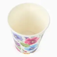 Стакан бумажный одноразовый &laquo;Полевые цветы&raquo;, 250 мл, 6 шт