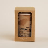 Стакан для кофе с крышкой SL Home &laquo;Венеция&raquo;, пробковый, 350 мл, 9,5&times;9,5&times;14,5 см, цвет бежевый