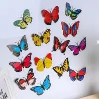 Магнит пластик "Бабочка" МИКС 9,5х8,5 см